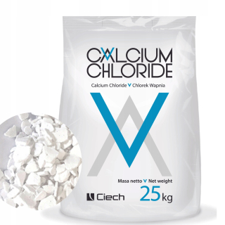 Cestná soľ Chlorid vápenatý Anti-Ice Ciech 25kg Funguje do -30C